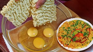 Tasty Cook the Noodles and the Eggs this way the result is amazing amp Easy to make 👌 [upl. by Zemaj]