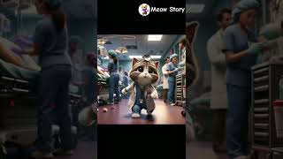 Cute Kitty As Doctor catlover cat cutecat ytshorts aicat shorts [upl. by Eiaj709]