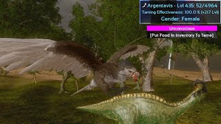 HIGH LEVEL ARGENTAVIS TAMINGStone gateway Ark Survival Evolved Mobile [upl. by Yoshiko]