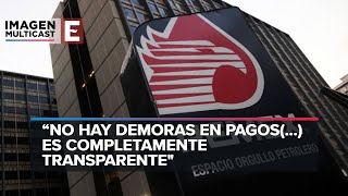 Pemex tiene liquidez y bastante presupuesto López Obrador sobre pago a proveedores con bonos [upl. by Odette39]