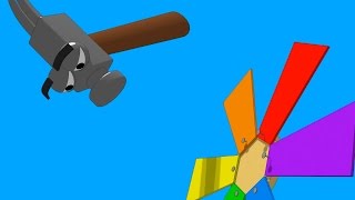 FUNNY TOOLS for Kids ep19  Building a Windmill  AApV [upl. by Kiki576]