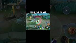 How to gank exp lane mlbb mobilelegends yin t4rzanml [upl. by Nnairrek327]