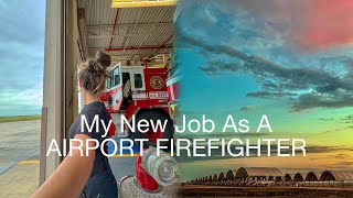 My First Day As An AirPort FirefighterVLOG Room Tour At The Station✨ [upl. by Atteras663]