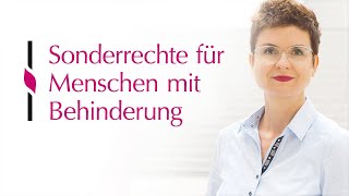 Menschen mit Behinderung  besondere Rechte und insbesondere besonderer Kündigungsschutz [upl. by Suiraj]