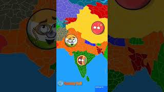 Why Sri Lanka Break India And Pakistan Friendship 💔 shorts viral countryballs animation [upl. by Maltz]