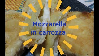 Mozzarella in carrozza fritta RICETTEGUSTOSEIT [upl. by Niamert]