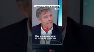 Montebourg sur la politique énergétique de la France électricité Michelin économie industrie [upl. by Aicaca]