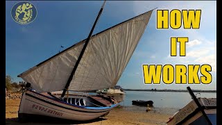 Lateen Sail How it Works Rigging and Sailing [upl. by Lenny]