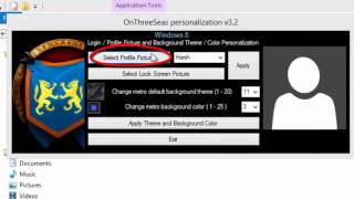 How To Change The StartScreen Background in Unactivated Windows 8 [upl. by Anaujd326]