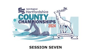 Swim England Hertfordshire County Championships 2024  Session Seven [upl. by Jewel]