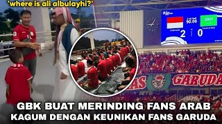 Where Is Ali Albulayhi VIRAL Fans Arab Heran Sholat Kok di Stadion Keunikan Fans Garuda di GBK [upl. by Flaherty]