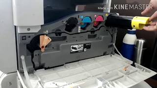 Replace Xerox Printers Toner or Ink Bottle [upl. by Ytak]