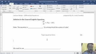 How to Insert Equations Numbers in Word 2016 [upl. by Sredna790]