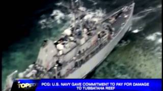 US Navy vows to pay for Tubbataha damage [upl. by Eicyac]