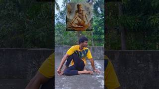 🙇🏻‍♂️😱God shiva yoga Sana 🤯🙇🏻‍♂️practice and try it😊❤️ trending motivation youtubeshorts [upl. by Pyszka]