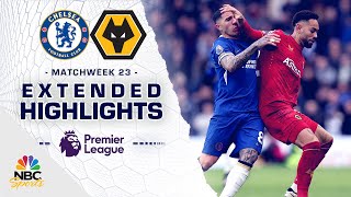 Chelsea v Wolves  PREMIER LEAGUE HIGHLIGHTS  242024  NBC Sports [upl. by Eiramaliehs]