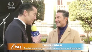 Fernando Colunga pronto en la tln Amanecer 2025 ¡No será villano es un personaje complejo [upl. by Nilesoj]