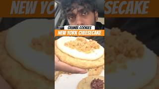 New York Cheesecake From Crumbl Cookies Review  CrumblCookies Cookies Cheesecake fyp Hungry [upl. by Zerimar]