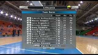 Lithuania v Slovenia EuroBasket Women 2013 QR Highlights [upl. by Snah]