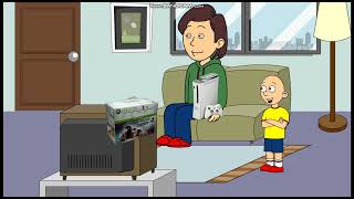 Classic Caillou breaks Caillous new Xbox 360 GROUNDED 200 SUBSCRIBER SPECIAL [upl. by Portie]