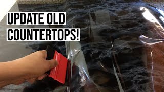 How to update a countertop with dcfix selfadhesive films [upl. by Elery513]