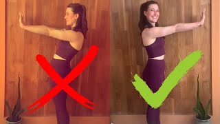 Standing Pilates For Sciatica  Back Pain Relief  Beginner Friendly Exercises You Can Do At Home [upl. by Newcomer248]