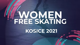 Adeliia Petrosian RUS  WOMEN FREE SKATE PROGRAM  Kosice Week 3 – 2021 JGPFigure [upl. by Llerdna]