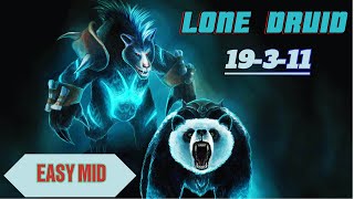 DOTA 2  737 c LONE DRUID YOU CANT STOP A DOMINATING BEAR [upl. by Dilisio]