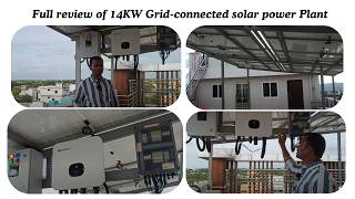 Full review of 14KW Gridconnected solar power Plant [upl. by Anilok]