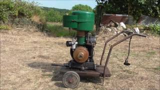 Villiers WX11 WBH  Start And Run  Vintage Stationary Engine [upl. by Lloyd]