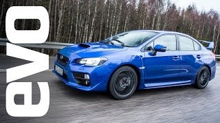 Subaru WRX STI first drive review rally legend  evo REVIEW [upl. by Mattie314]