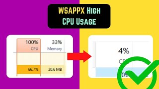 Fix WSAPPX High CPU Usage English [upl. by Sidras105]