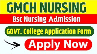 GMCH Bsc Nursing Application Form Out 🔥GMCH Nursing Exam  Gmch Chandigarh Nursing  Bsc Nursing [upl. by Achorn]