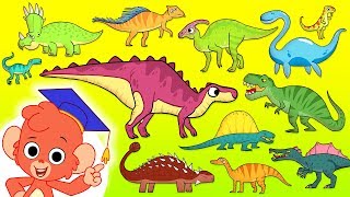 Dinosaur ABC  Learn Dinosaurs for Kids  alphabet dinosaurs cartoon [upl. by Kisor]