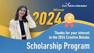 The 2024 Creative Biolabs Scholarship Acceptance Speech [upl. by Elohcan]