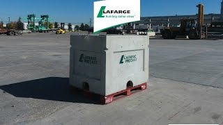 Precast Concrete Transformer Base 9218 by Lafarge Precast Edmonton [upl. by Eudocia]