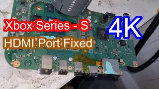 XBox Series S HDMI Port Replacement Full Video Tutorial Tear Down 4K [upl. by Nevaed]