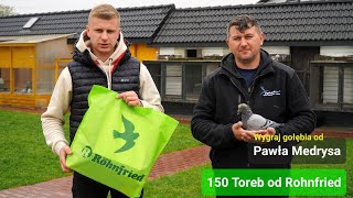 Paweł Medrysa  Wygraj gołębia  150 Toreb od Rohnfried 💚🥇🔝  EGOLAB [upl. by Holton]