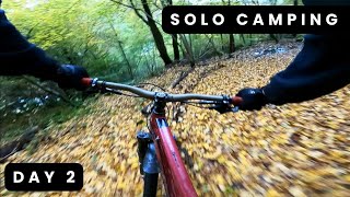 Solo mtb trip  day 2  Autumn colours in Remouchamps pov [upl. by Griselda]