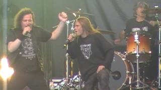 VOIVOD FEAT ERIC FORREST  TRIBAL CONVICTIONS LIVE AT HELLFEST 19609 [upl. by Ladnar]