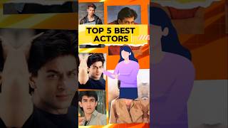 Top 5 Best Actors of India  Bollywood Legends Revealed🤩⭐️facts factsinhindi bestactor shorts [upl. by Lough]