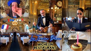 The most beautiful restaurant in Paris 😍📍Le Train Bleu ENG SUB•FULL Paris Trip 🇫🇷 ✈️ [upl. by Ioyal96]