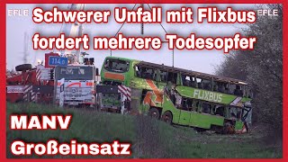 ❎️Flixbus Tragödie auf A9❎️MEHRERE TOTE❗️ETLICHE VERLETZTE❗️Der Tag des schweren Unfalls🆘️ [upl. by Paddy841]