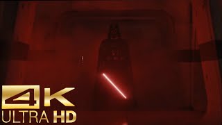 Darth Vader Hallway Fight Scene 4k UltraHD  Rogue One A Star Wars Story [upl. by Stafani]