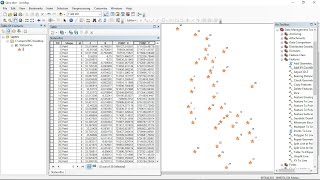 How to convert coordinate system of a set of points using ArcGis [upl. by Taite809]