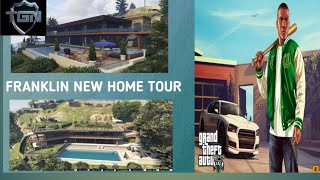 Gta 5 Franklin new home tour  Franklin ka naya ghar gta TanveerGamingNow [upl. by Parnas640]