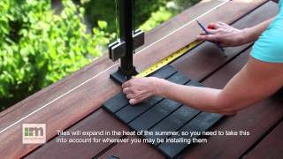 How To Install EASYtile Deck Tile [upl. by Soll]