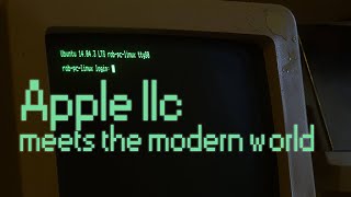 Apple IIc Meets the Modern World [upl. by Nelrah]