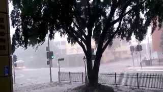 Brisbane storm November 27 2014 [upl. by Henden74]