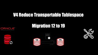 Migrate from 12c to 19c using v4 script  Transportable Tablespaces [upl. by Anauq660]